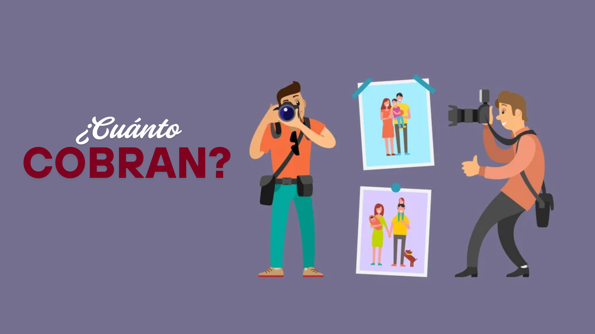 ¿Cuánto debería cobrar un fotógrafo o videógrafo?