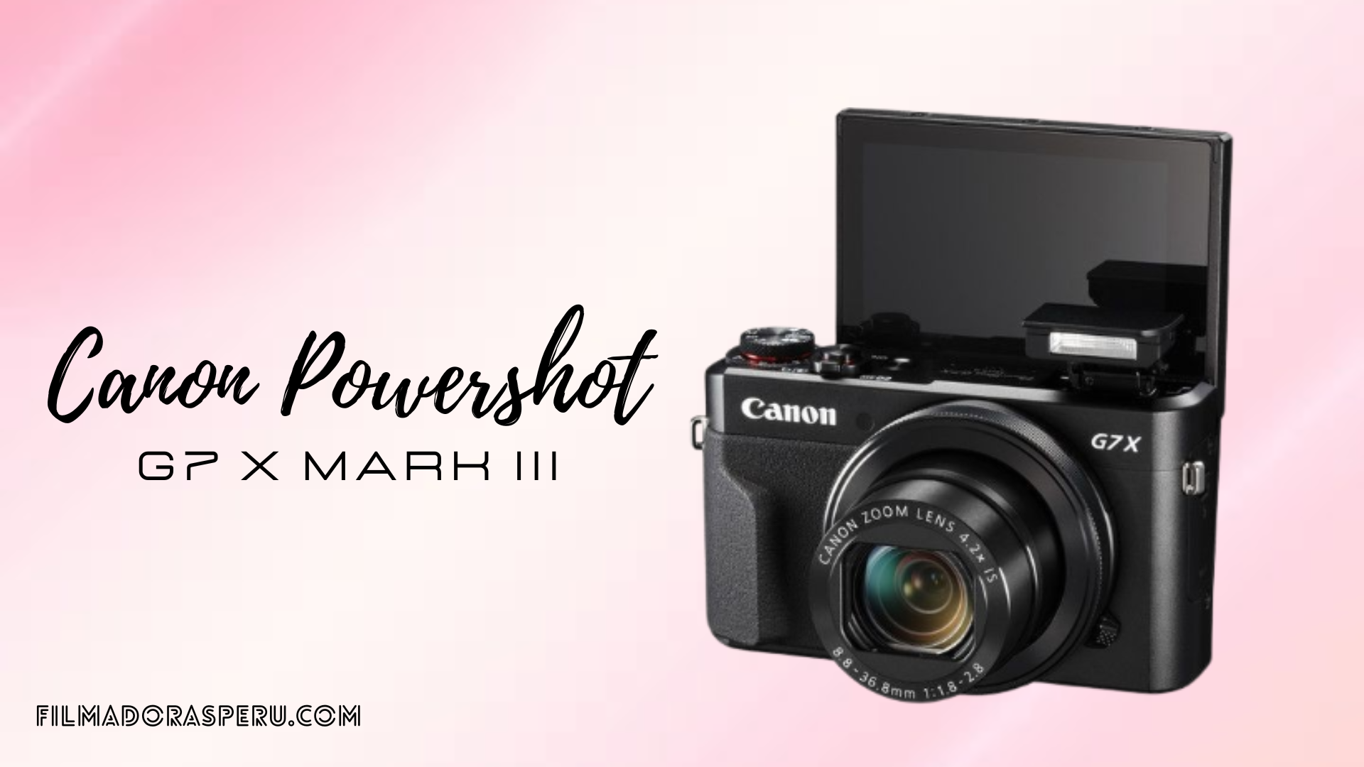 Canon PowerShot G7x Mark III Plata, Cámara compacta 4K