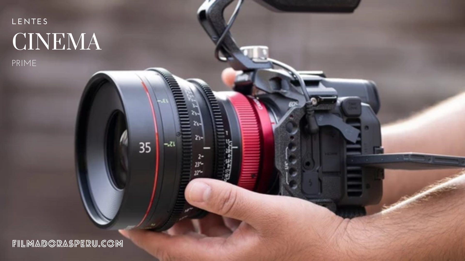 Canon lanza lentes Cinema Prime con montura RF