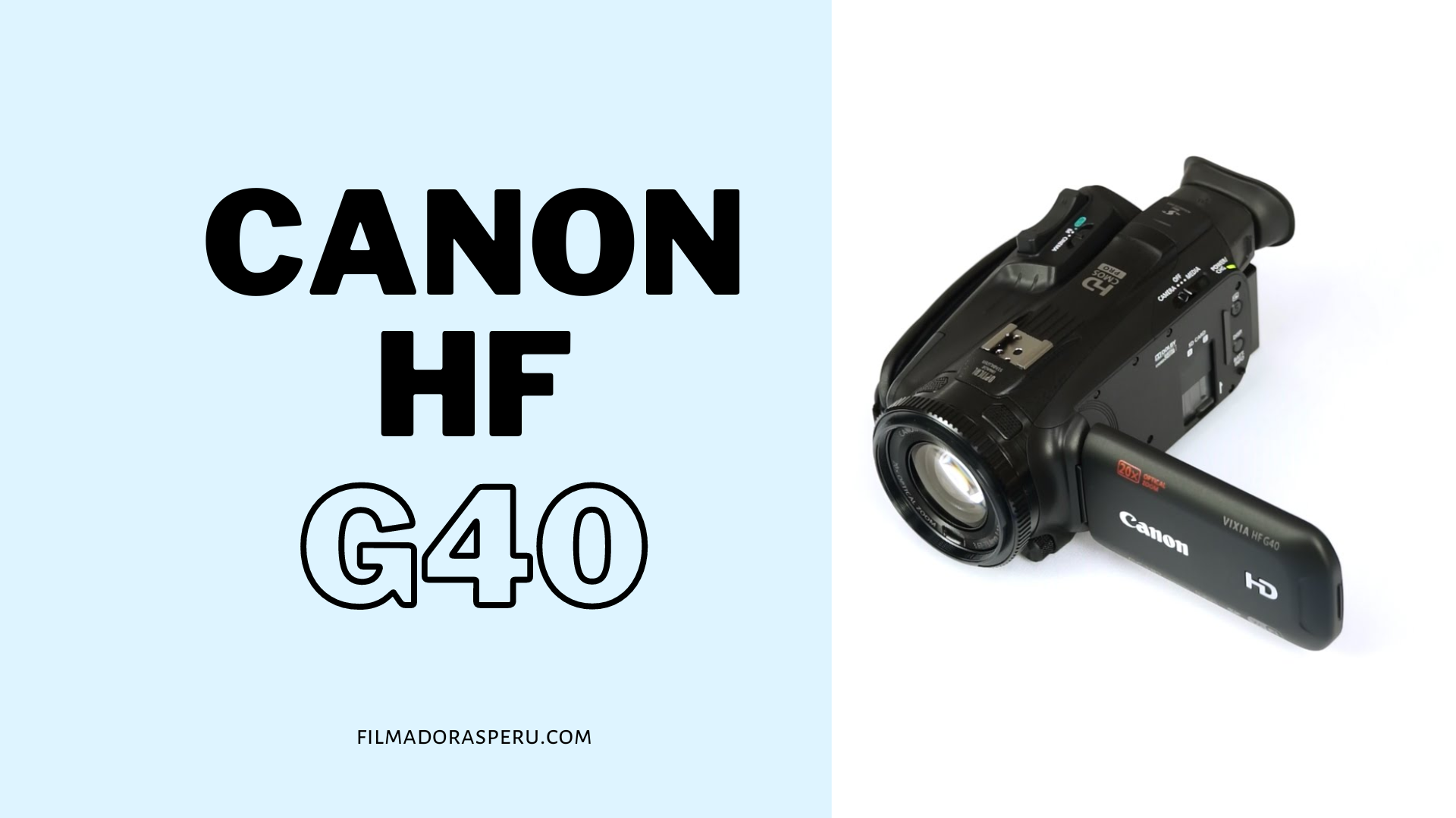 Canon Vixia HF G40