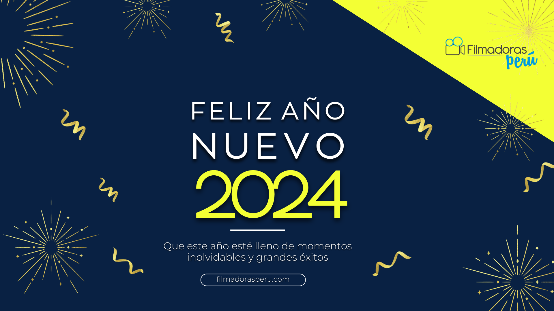¡Iniciamos un nuevo año y Filmadoras Perú les da la bienvenida!