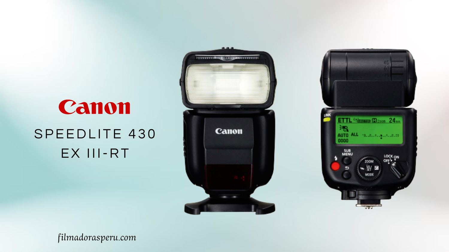 Un flash ligero y compacto