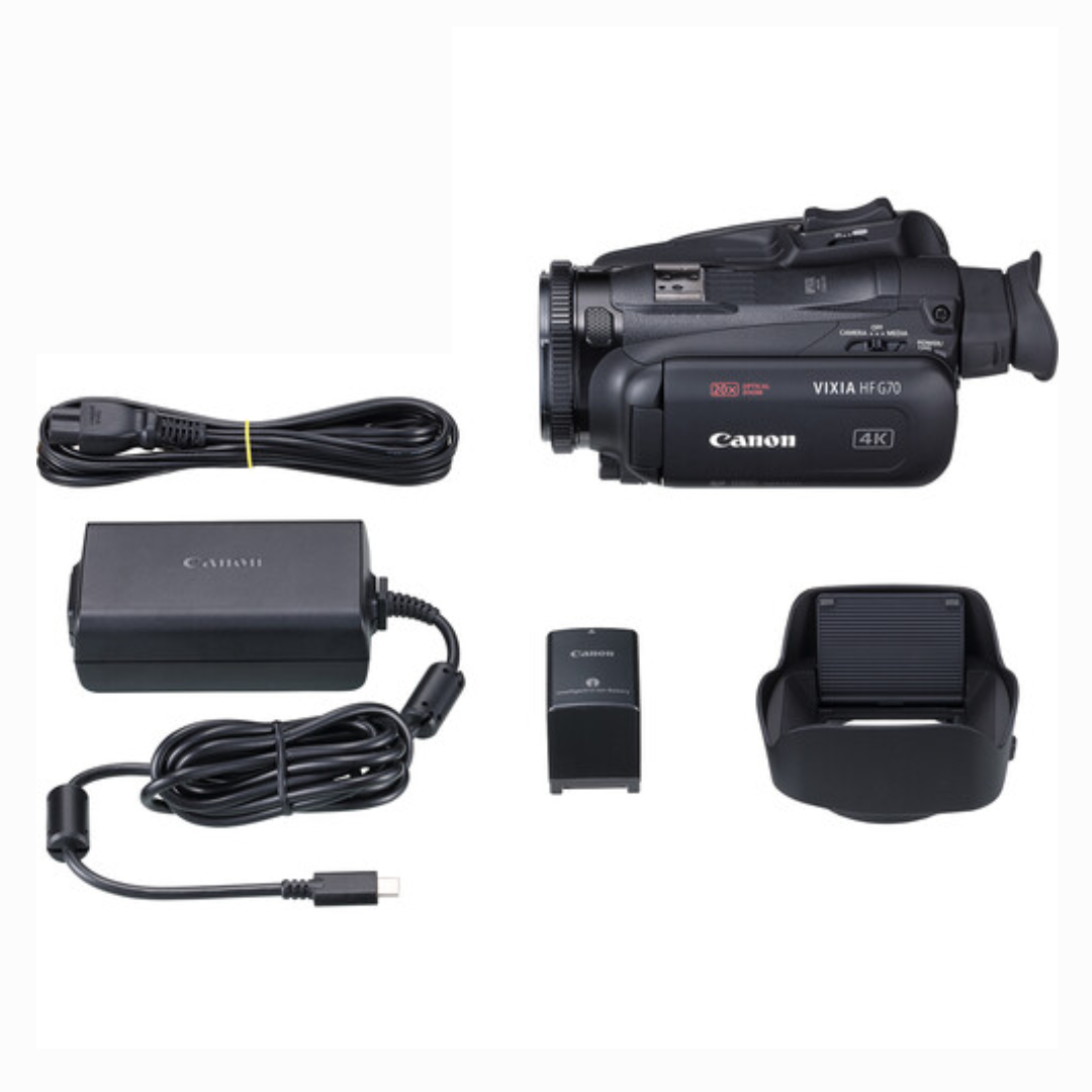 Cámara de video Canon Vixia HF G70 UHD 4k con Función de Streaming en Vivo - Filmadorasperu