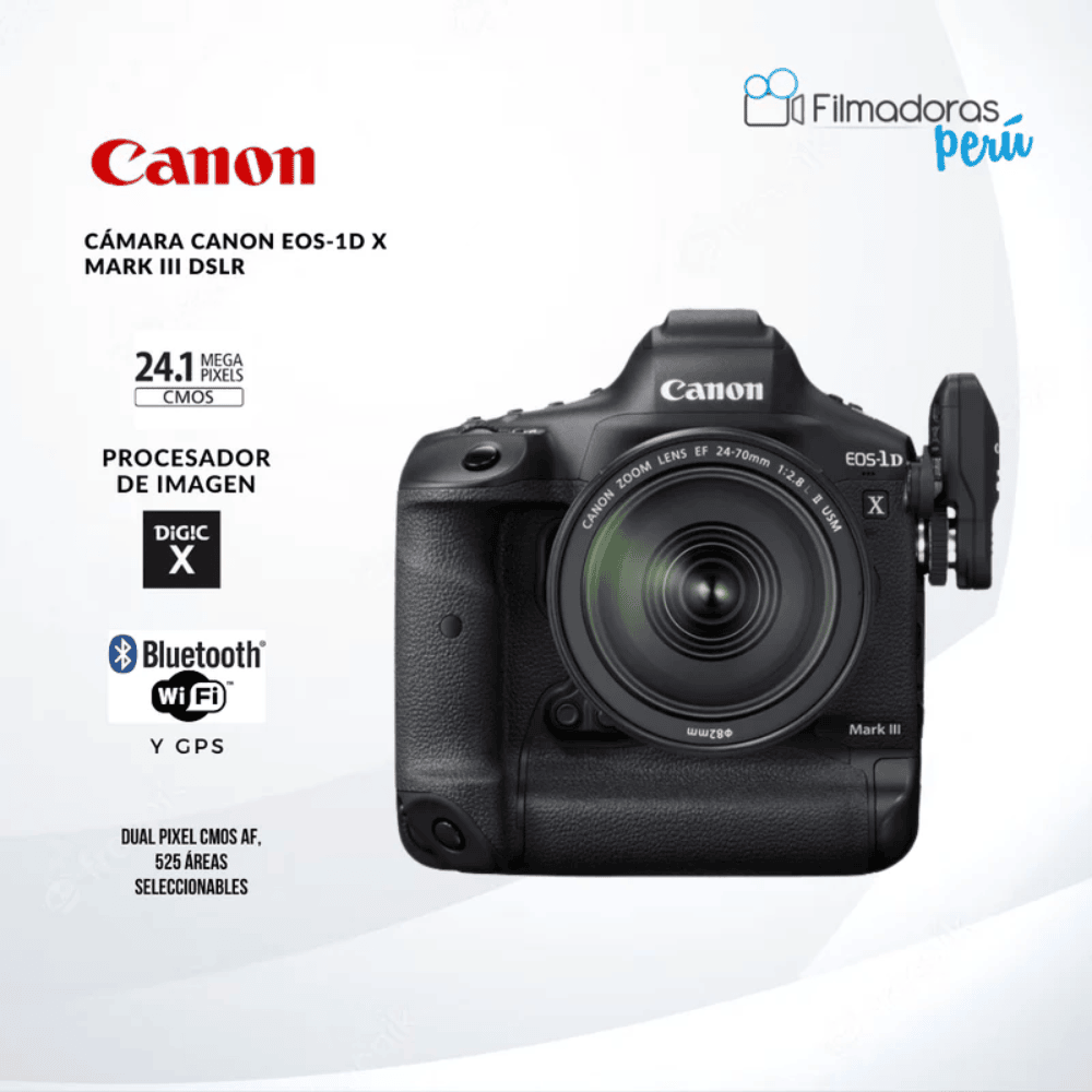 Cámara Canon EOS-1D X Mark III DSLR (sólo cuerpo) Liquidacion - Filmadorasperu