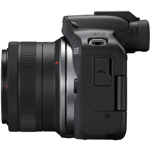 Cámara Canon Mirrorless EOS R50 con lente de 18-45 mm - Filmadorasperu