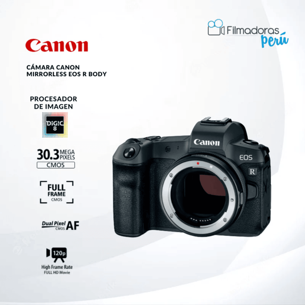 Cámara Canon Mirrorless EOS R Body - Filmadorasperu