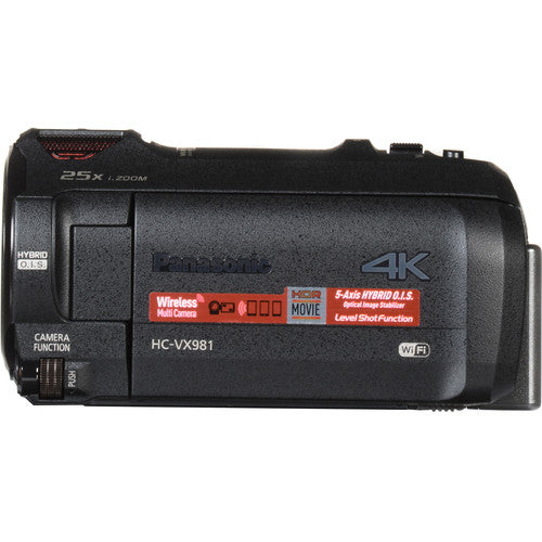 Cámara de video Panasonic HC-VX981K 4K Ultra HD (2da mano)