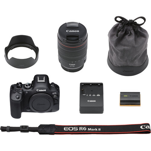 Cámara Canon Mirrorless EOS R6 Mark II RF 24-105mm F/4 L is USM - Filmadorasperu