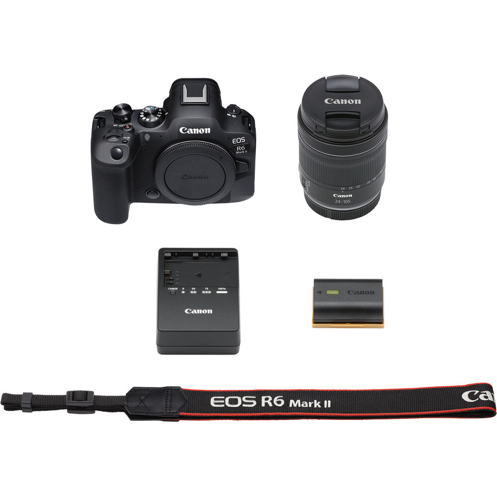 Cámara Canon Mirrorless EOS R6 Mark II RF 24-105mm F/4-7.1 is STM - Filmadorasperu
