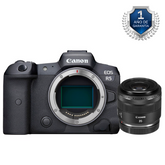 Cámara Canon EOS R5 con lente RF 35mm f1.8 macro is stm