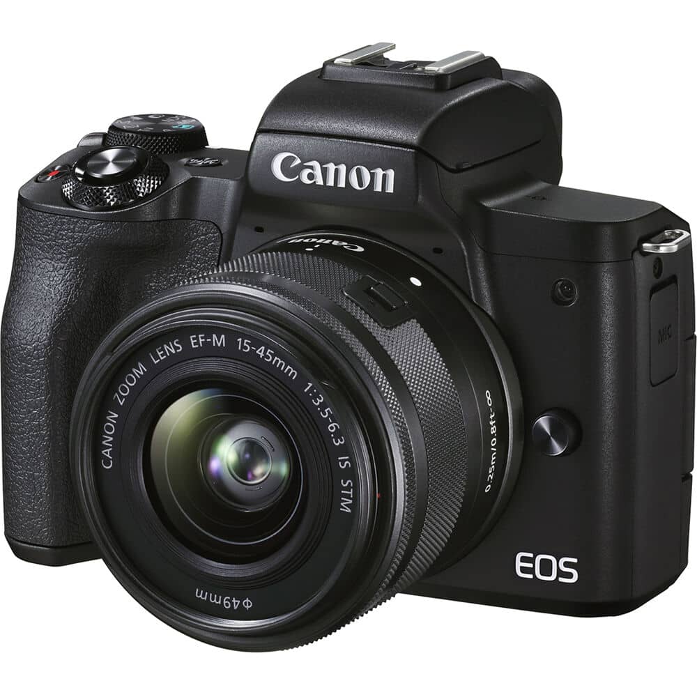 Cámara Canon Mirrorless EOS M50 Mark II 15-45 (2da mano) - Filmadorasperu