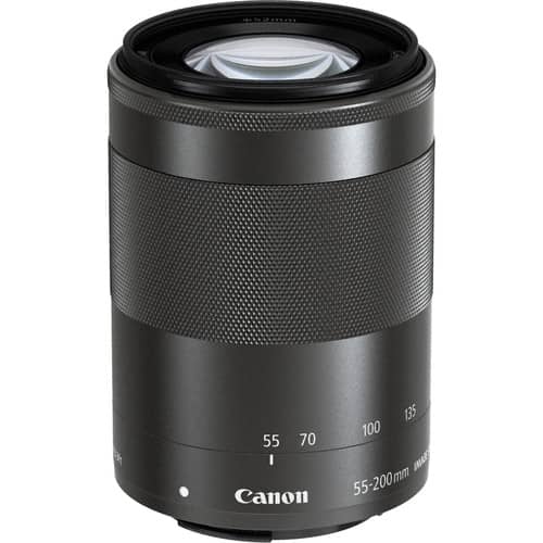 Lente Canon EF-M 55-200 mm IS STM negro (para importar) - Filmadorasperu