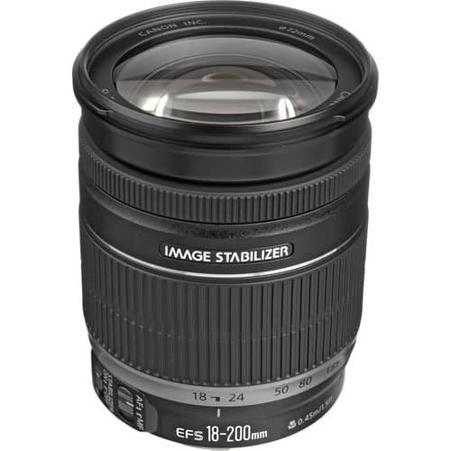 Lente Canon EF-S 18-200 mm f/3.5-5.6 IS (para importar) - Filmadorasperu