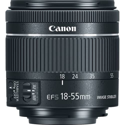 Lente Canon EF-S 18-55 mm f/4-5.6 IS STM (para importar) - Filmadorasperu