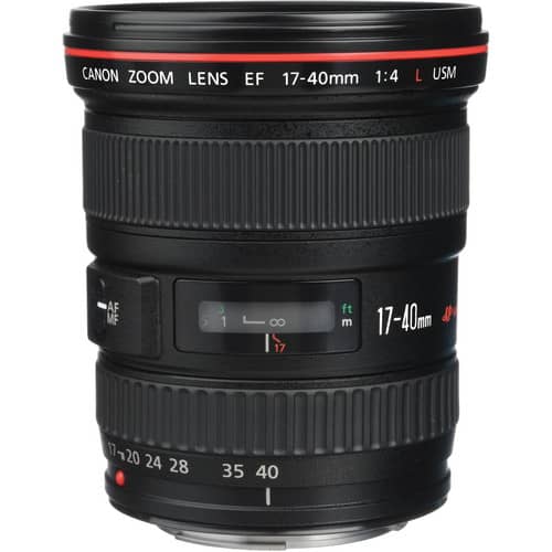 Lente Canon EF 17-40 mm f/4L USM (para importar)