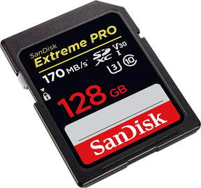 Tarjeta de memoria SanDisk Extreme PRO - SDXC de 128 GB, hasta 170 MB/s