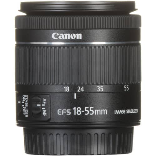 Lente Canon EF-S 18-55 mm f/4-5.6 IS STM (para importar) - Filmadorasperu