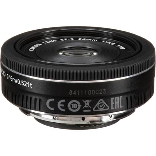 Lente Canon EF-S 24 mm f/2.8 STM