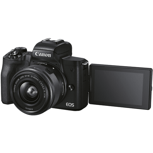 Cámara Canon Mirrorless EOS M50 Mark II 15-45 (2da mano) - Filmadorasperu