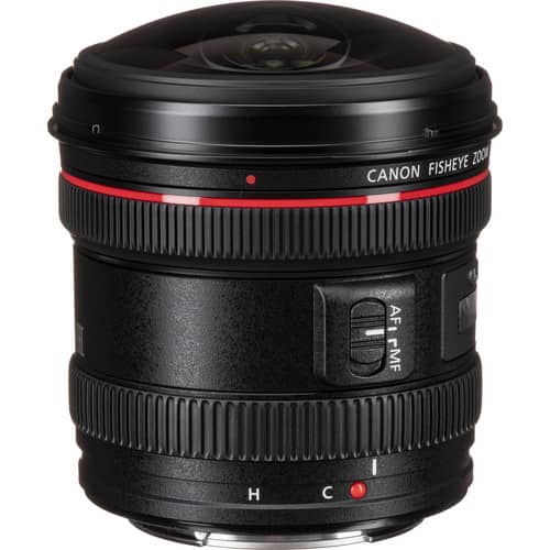 Lente Canon EF 8-15 mm f/4L USM FISHEYE - Filmadorasperu