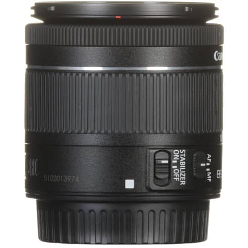 Lente Canon EF-S 18-55 mm f/4-5.6 IS STM (para importar) - Filmadorasperu