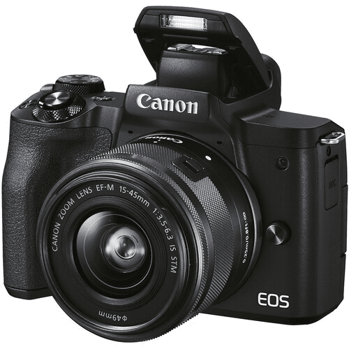 Cámara Canon Mirrorless EOS M50 Mark II 15-45 (2da mano) - Filmadorasperu