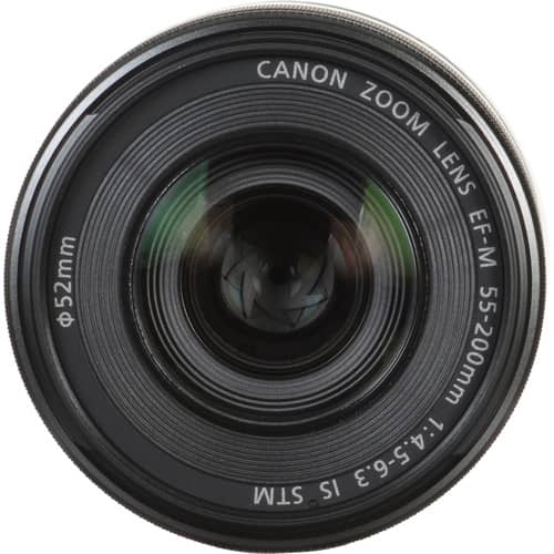 Lente Canon EF-M 55-200 mm IS STM negro (para importar) - Filmadorasperu