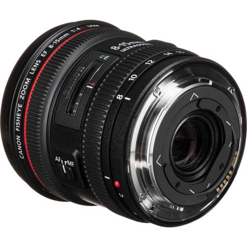 Lente Canon EF 8-15 mm f/4L USM FISHEYE - Filmadorasperu