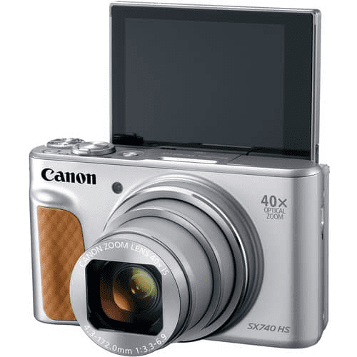 Cámara digital Canon PowerShot SX-740 HS (Plata) - Filmadorasperu