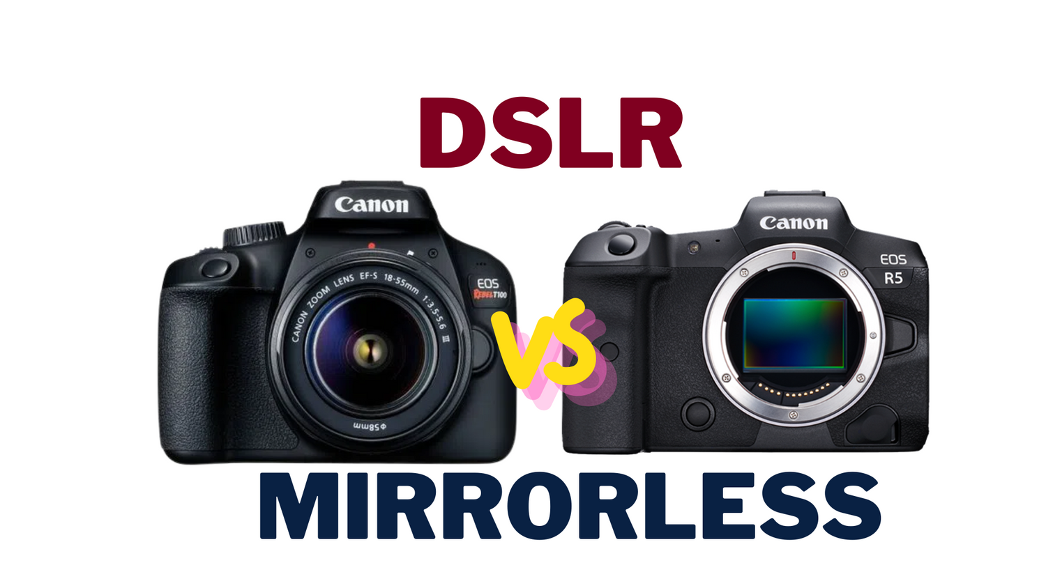 Ventajas de las cámaras mirrorless frente a las DSLR en 2025