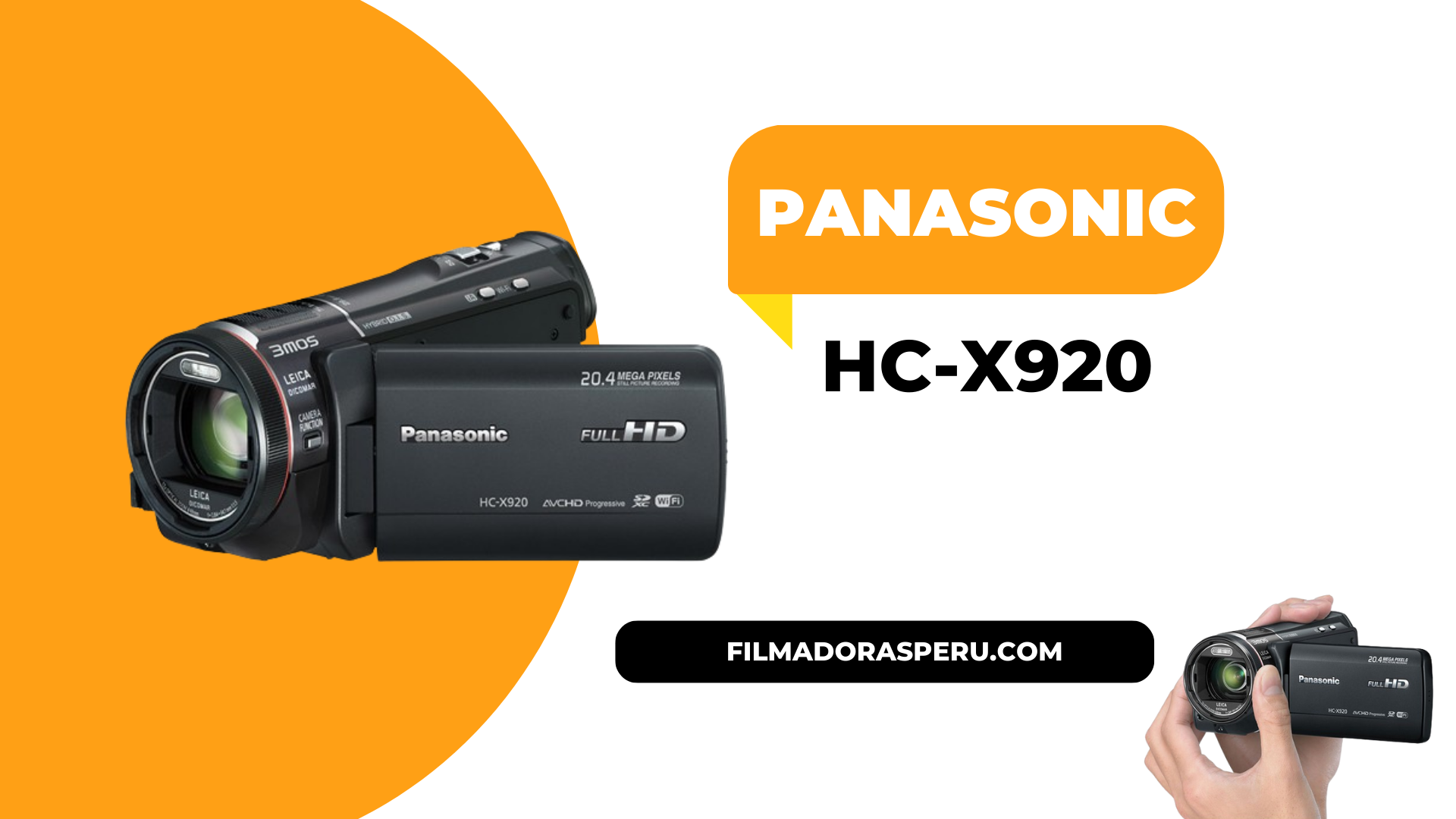 La X920 es la primera videocámara domestica de Panasonic con sensor BSI