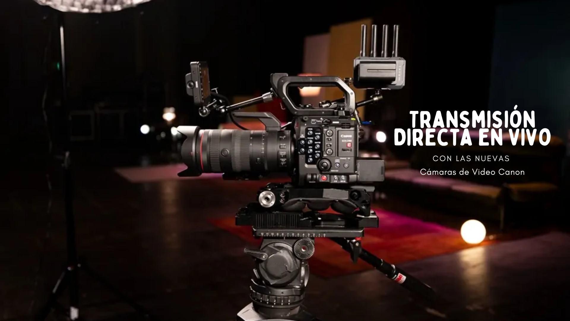 Transmisión Directa en Vivo con las Nuevas Cámaras de Video Canon