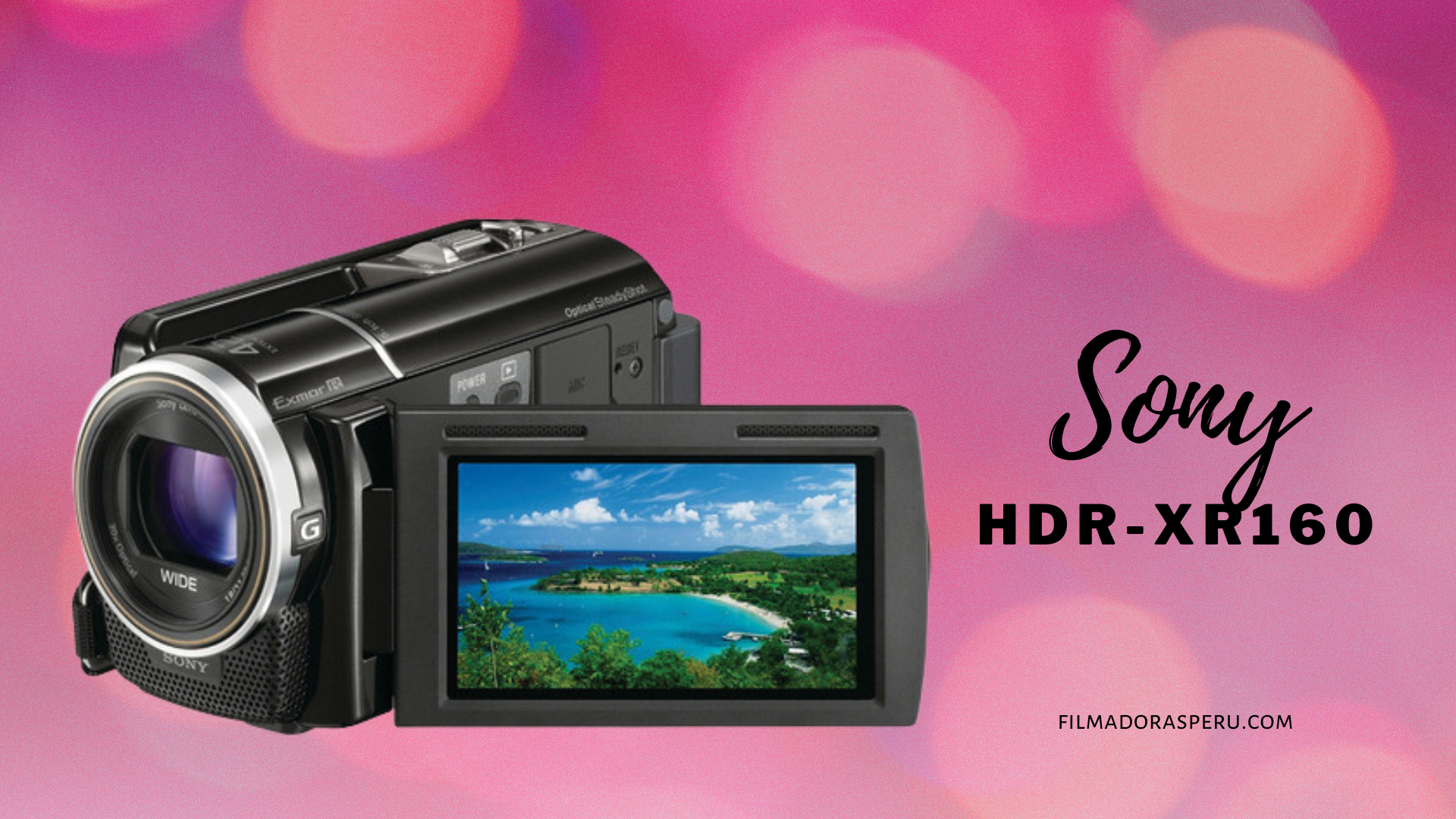 Grabe asombrosos videos con Sony HDR-XR160