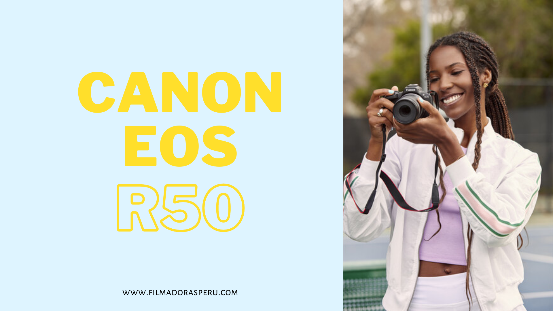EOS R50, sencilla y económica