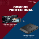 Combo profesional (Cámara de video Canon VIXIA HF G20 Full HD + capturador de video Elgato HD60 X)