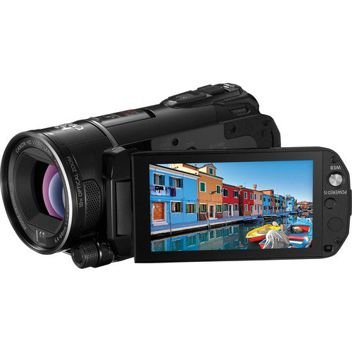 Cámara de video Canon VIXIA HF S20 Full HD + Parasol (2da mano) - Filmadorasperu