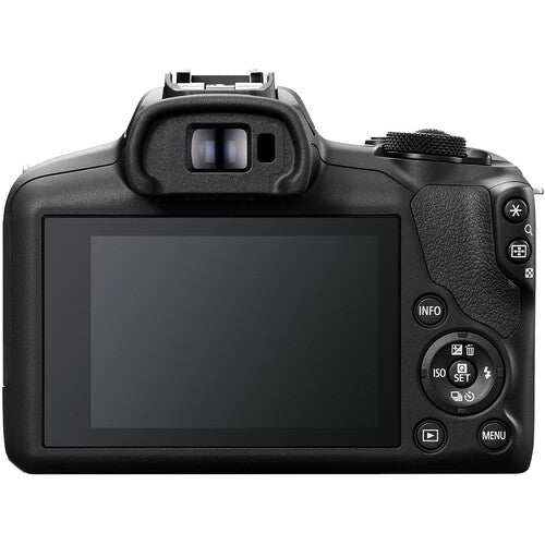 Cámara Canon Mirrorless EOS R100 con lente de 18-45 mm