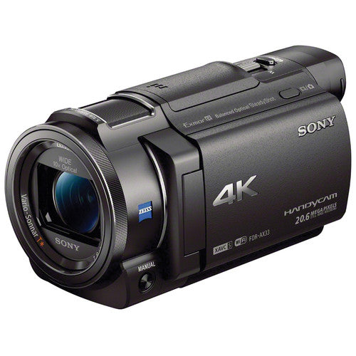 Cámara de video Sony FDR-AX33 4K Ultra HD Handycam (2da mano) - Filmadorasperu