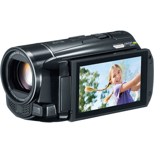 Cámara de video Canon VIXIA HF M500 Full HD condición 7/10, problemas con la bisagra (2da mano) - Filmadorasperu