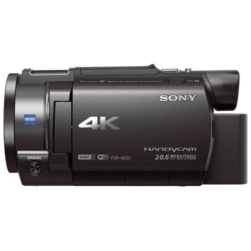 Cámara de video Sony FDR-AX33 4K Ultra HD Handycam (2da mano) - Filmadorasperu