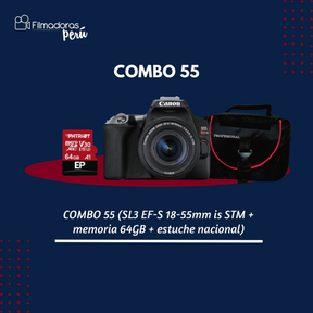Cámara Canon Réflex Eos SL3 EF-S 18-55mm is Stm - Filmadorasperu