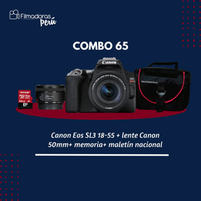 Cámara Canon Réflex Eos SL3 EF-S 18-55mm is Stm - Filmadorasperu