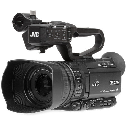 Cámara de video profesional JVC GY-HM180 4K HDMI y SDI – Seminueva – No incluye parasol