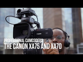 filmadoras Canon XA75 UHD 4K con Función de Streaming en Vivo