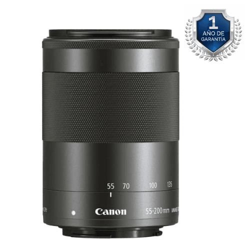 Lente Canon EF-M 55-200 mm IS STM negro (para importar) - Filmadorasperu