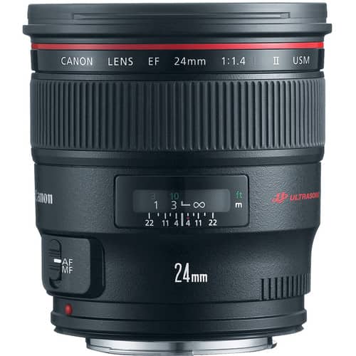Lente Canon EF 24 mm f/1.4L II USM - Filmadorasperu