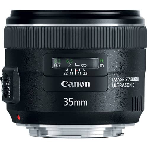 Lente Canon EF 35 mm f/2 IS USM (para importar)