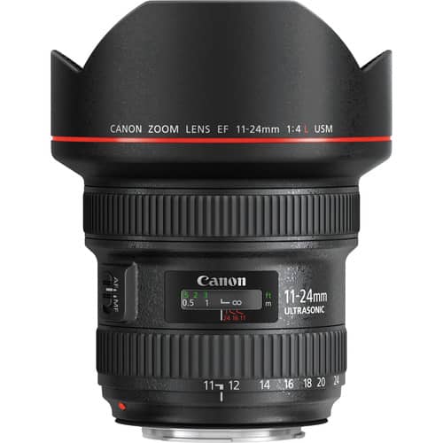 Lente Canon EF 11-24 mm f/4L USM