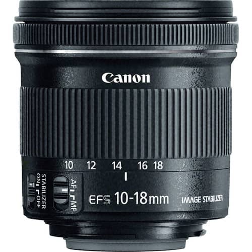 Lente Canon EF-S 10-18 mm f/4.5-5.6 IS STM - Filmadorasperu
