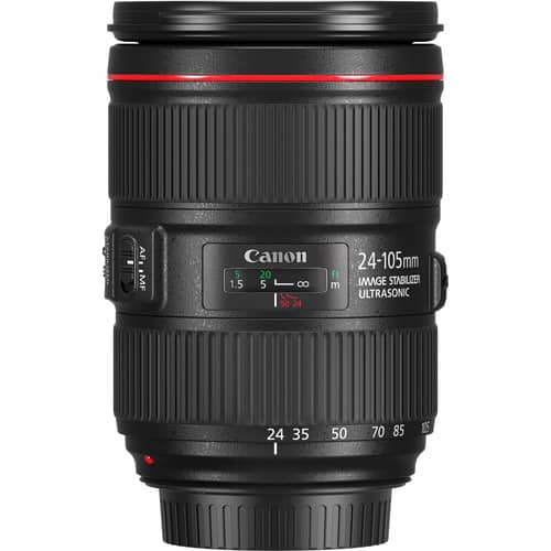 Lente Canon EF 24-105 mm f/4L IS II USM - Filmadorasperu